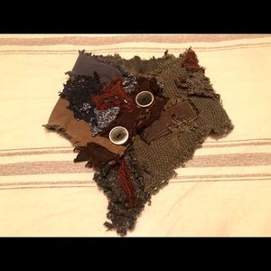 Upcycled Dystopian Distroyed Neck Wrap